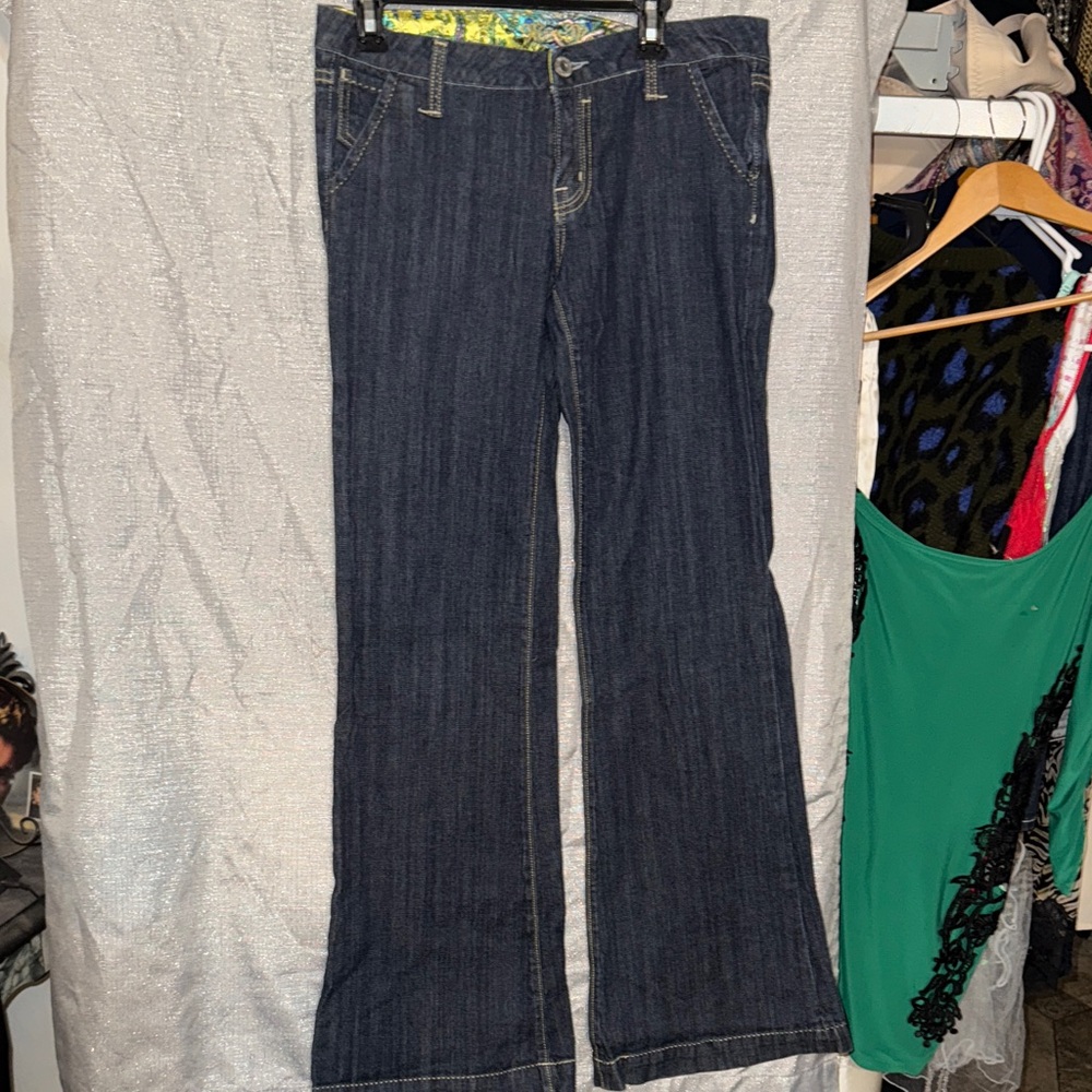 Miss Me Dark Blue Flare Jeans